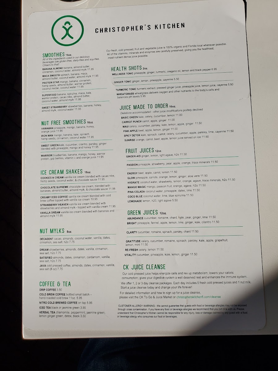 Christopher's Kitchen Menu - Image 3